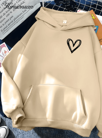 IMAGE 10 HEART HOODIE - Monetha
